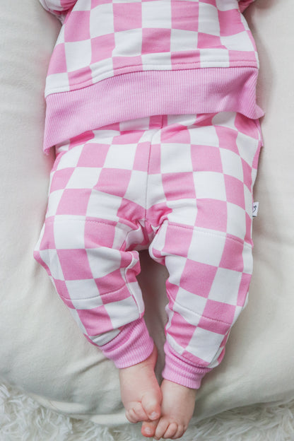 BUBBLEGUM CHECKERS DREAM JOGGER