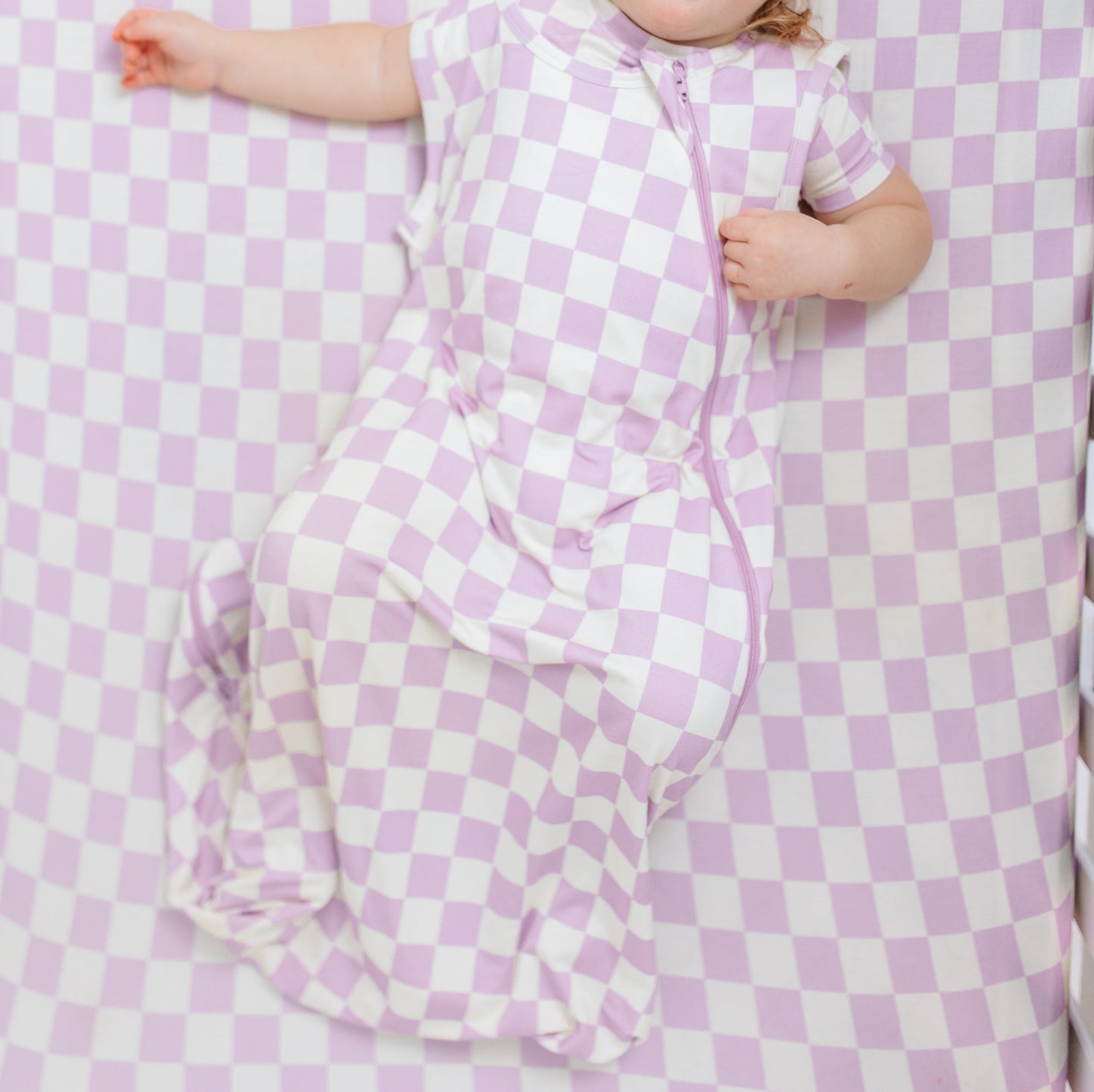 PERIWINKLE CHECKERS DREAM SLEEP SACK