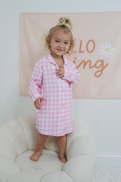 TAFFY PINK GINGHAM GIRL'S DREAM GOWN