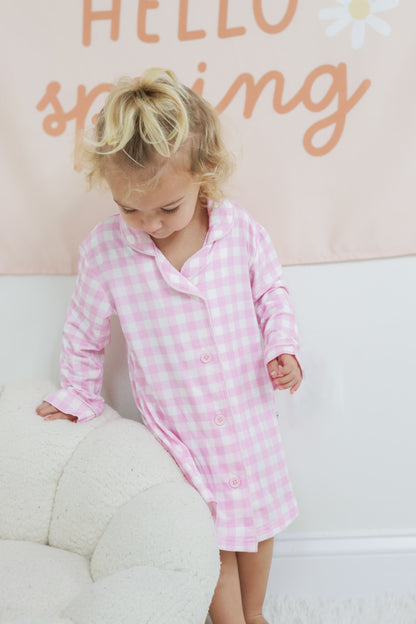 TAFFY PINK GINGHAM GIRL'S DREAM GOWN