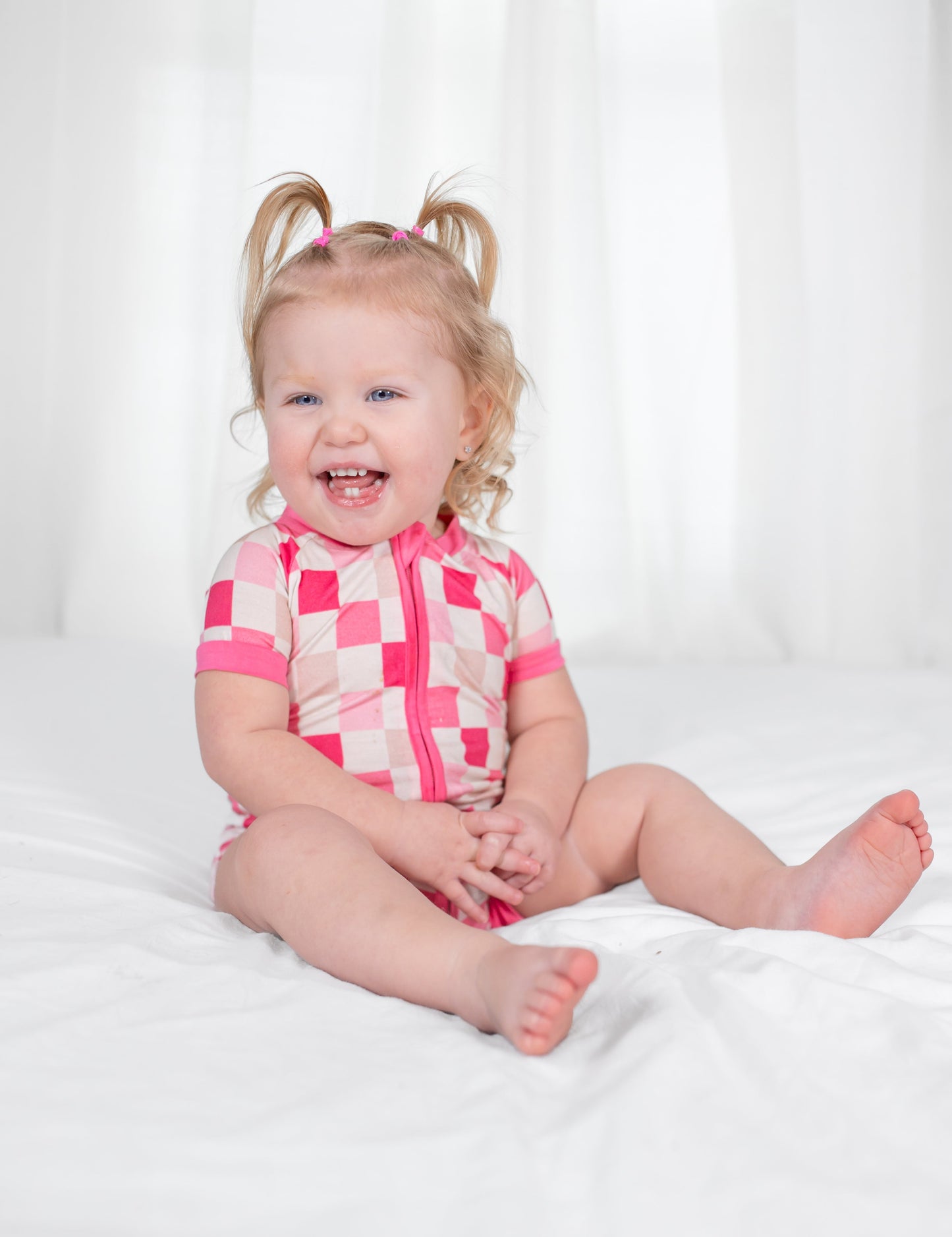 DREAMY PINK CHECKERS DREAM SHORTIE