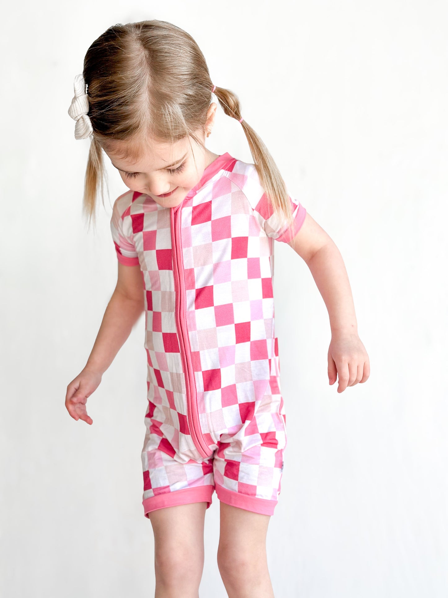 DREAMY PINK CHECKERS DREAM SHORTIE