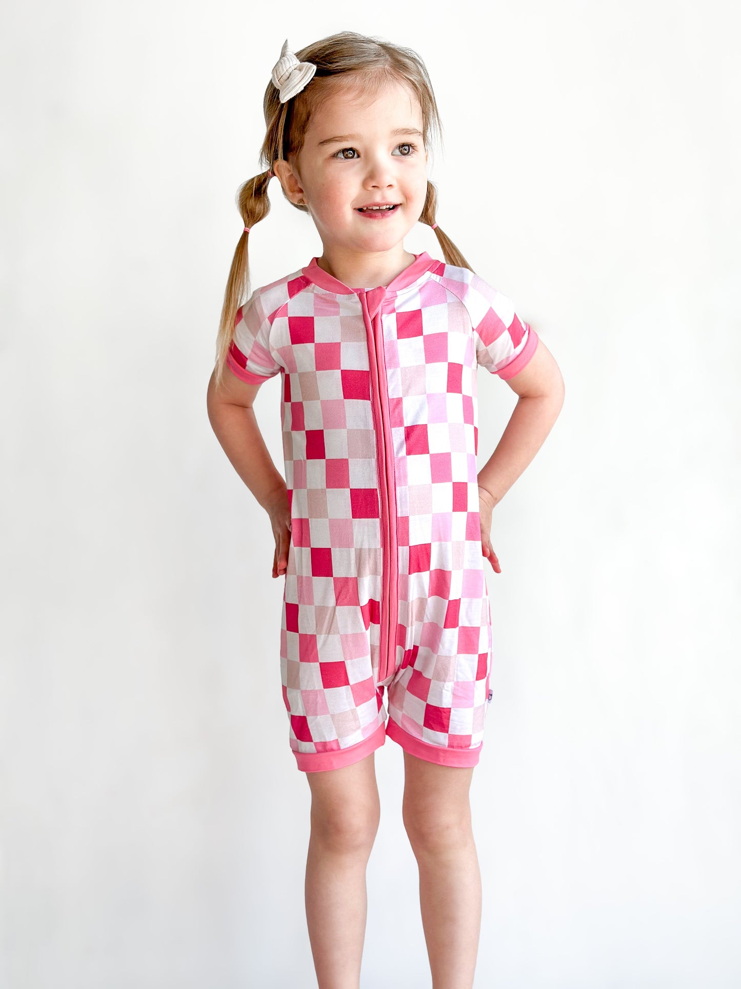 DREAMY PINK CHECKERS DREAM SHORTIE