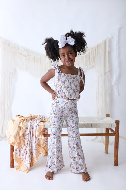 HOP TO IT DREAM SMOCKED FLARE SET