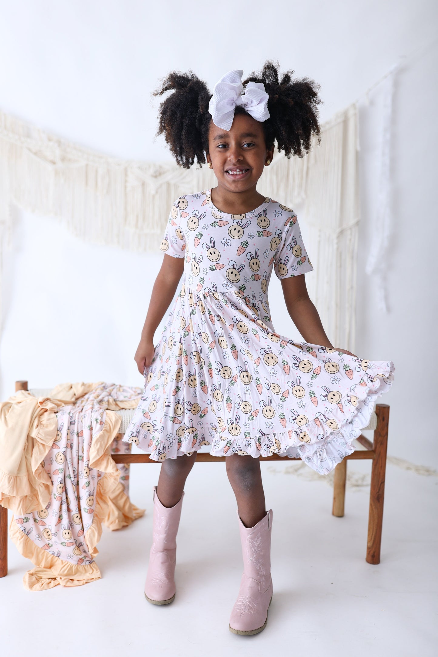 HOP TO IT DREAM RUFFLE DRESS