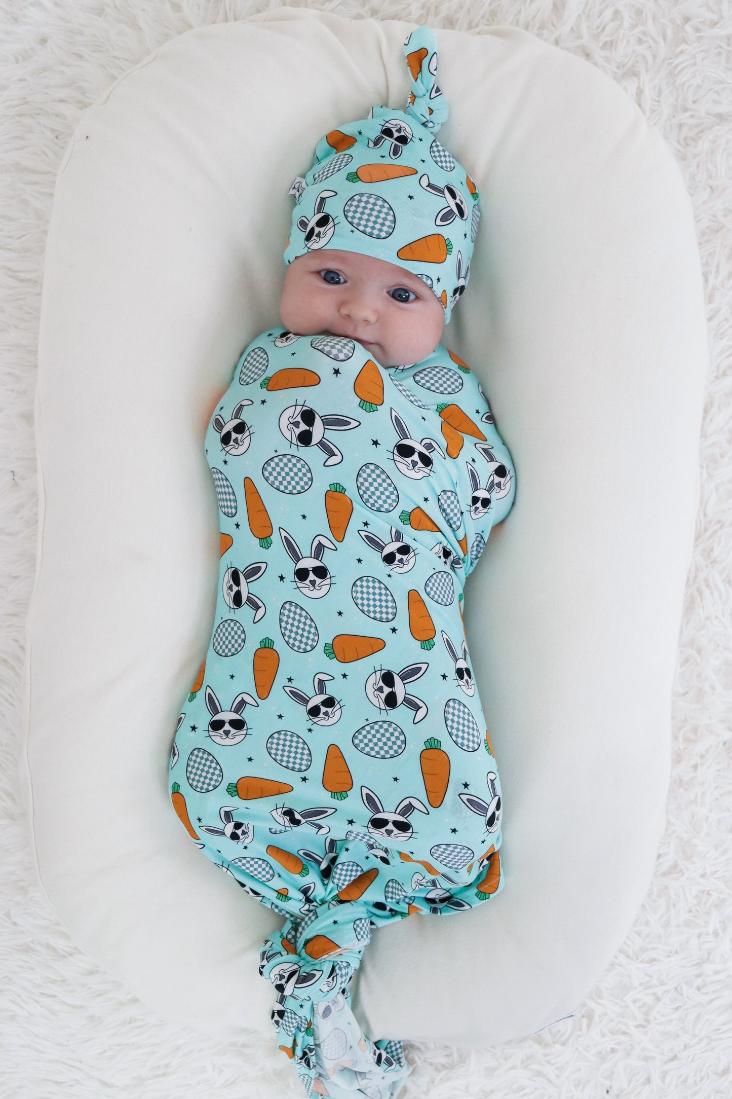 RAD RABBIT DREAM SWADDLE & BEANIE