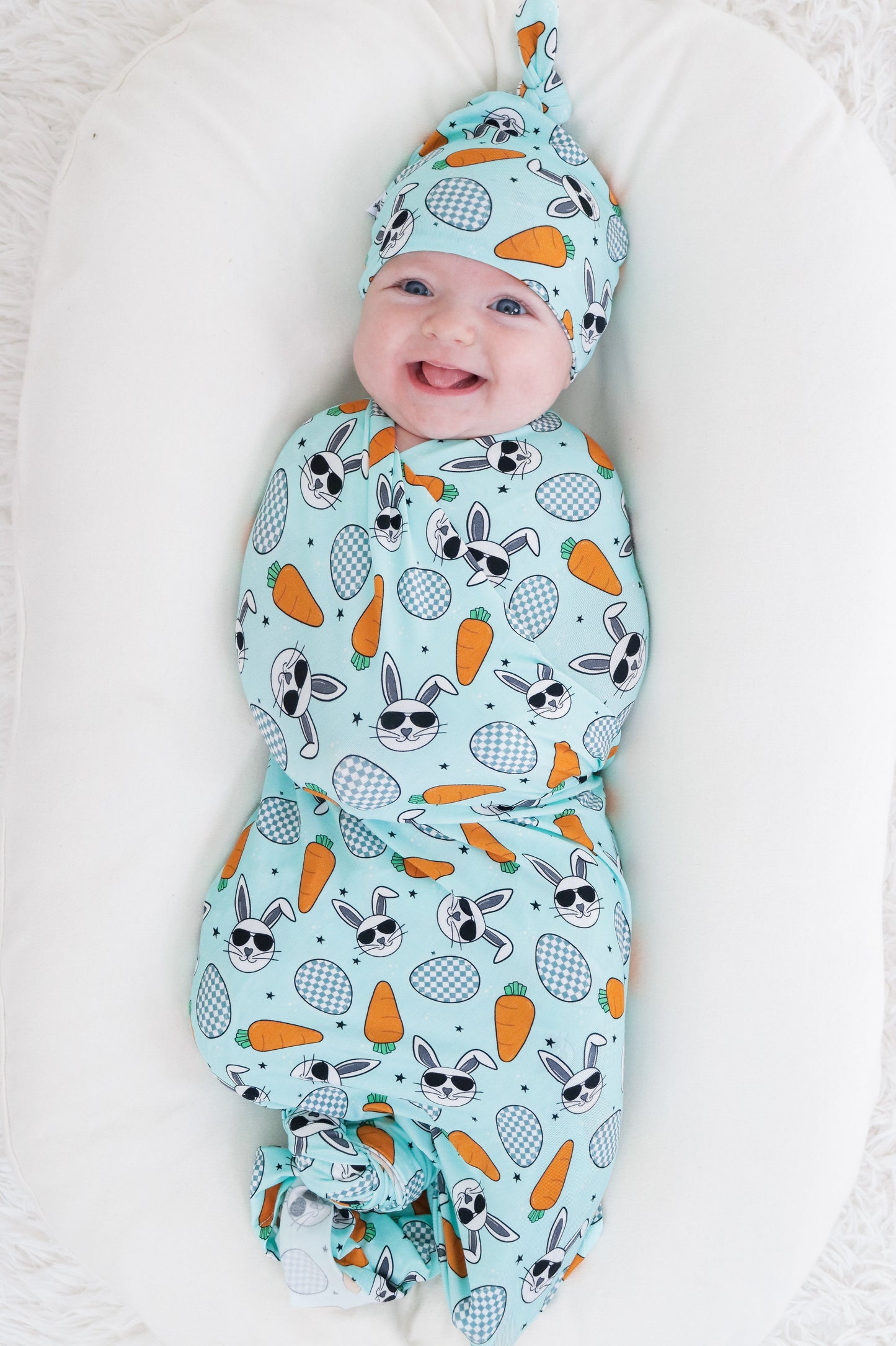 RAD RABBIT DREAM SWADDLE & BEANIE