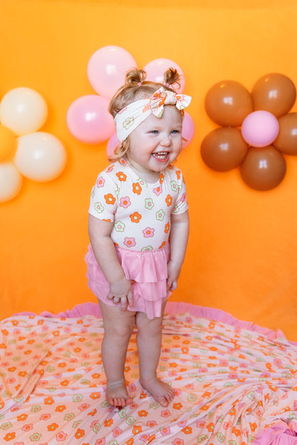 FEELIN' FLOWERFUL DREAM TUTU BODYSUIT DRESS