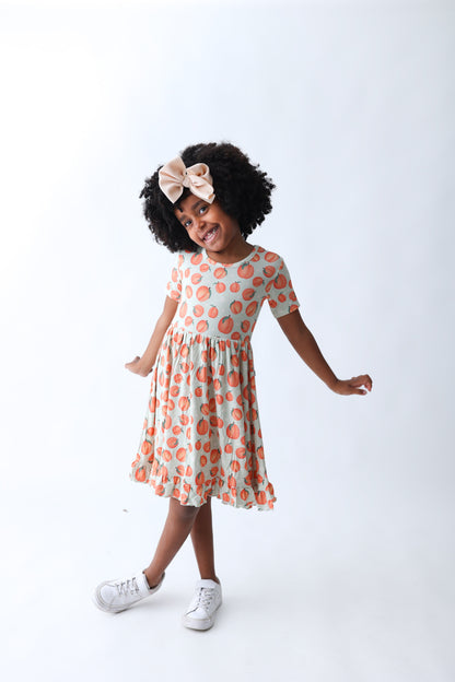 PEACHY-KEEN DREAM RUFFLE DRESS