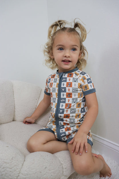 WILD WEST CHECKERS DREAM SHORTIE