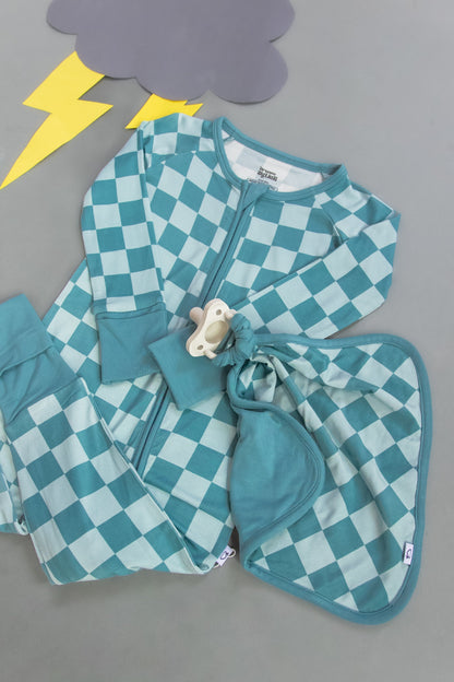 STORMY CHECKERS DREAM ROMPER