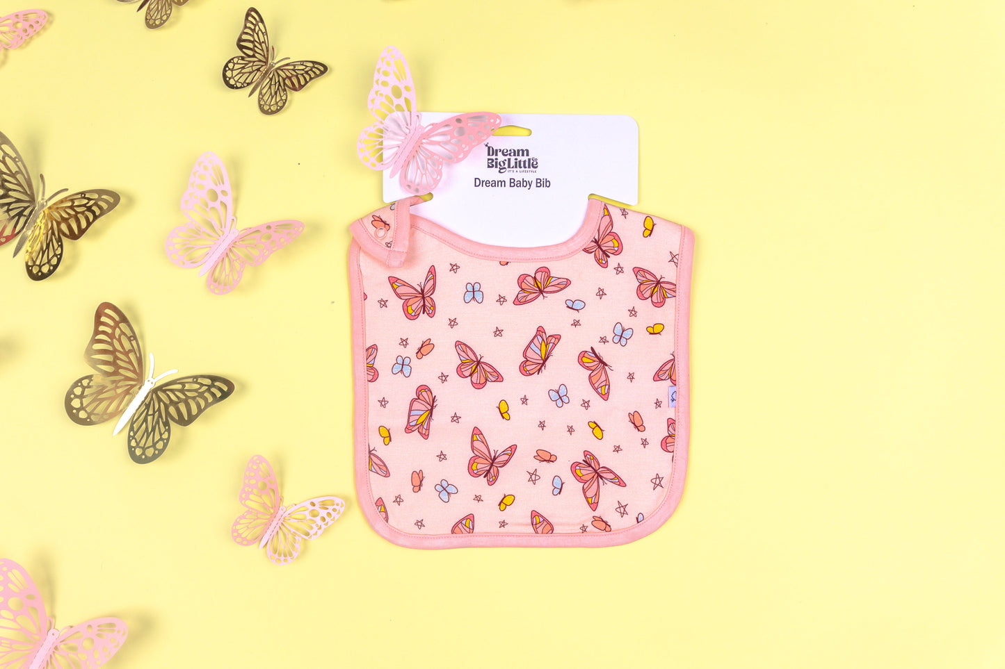 CHASING BUTTERFLIES DREAM BABY BIB