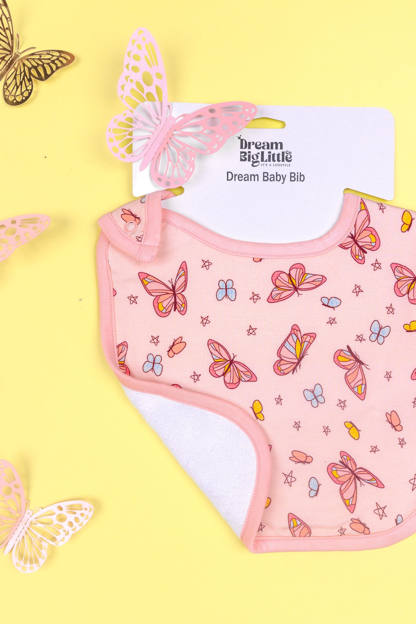 CHASING BUTTERFLIES DREAM BABY BIB