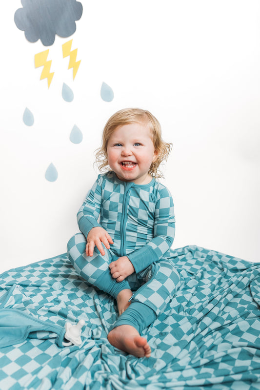 STORMY CHECKERS DREAM ROMPER