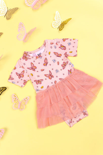 CHASING BUTTERFLIES DREAM TUTU BODYSUIT DRESS