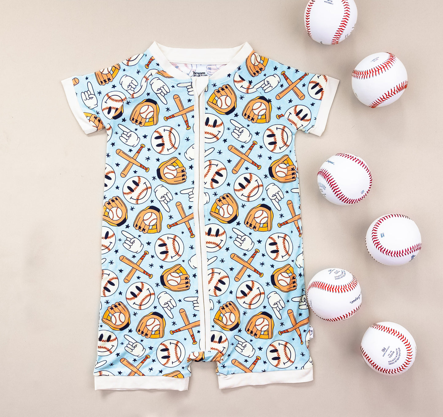 BASEBALL SMILEY DREAM SHORTIE