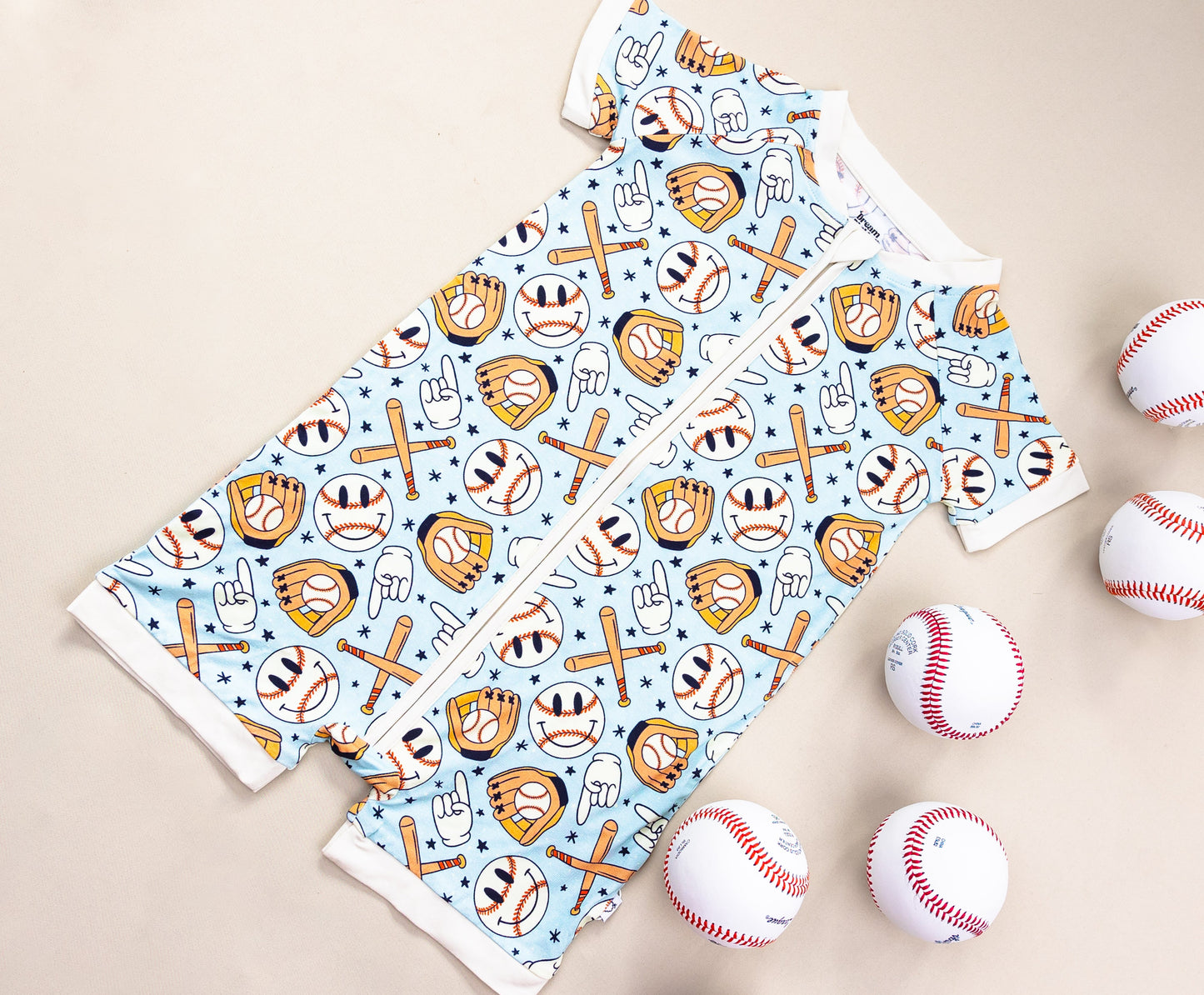 BASEBALL SMILEY DREAM SHORTIE