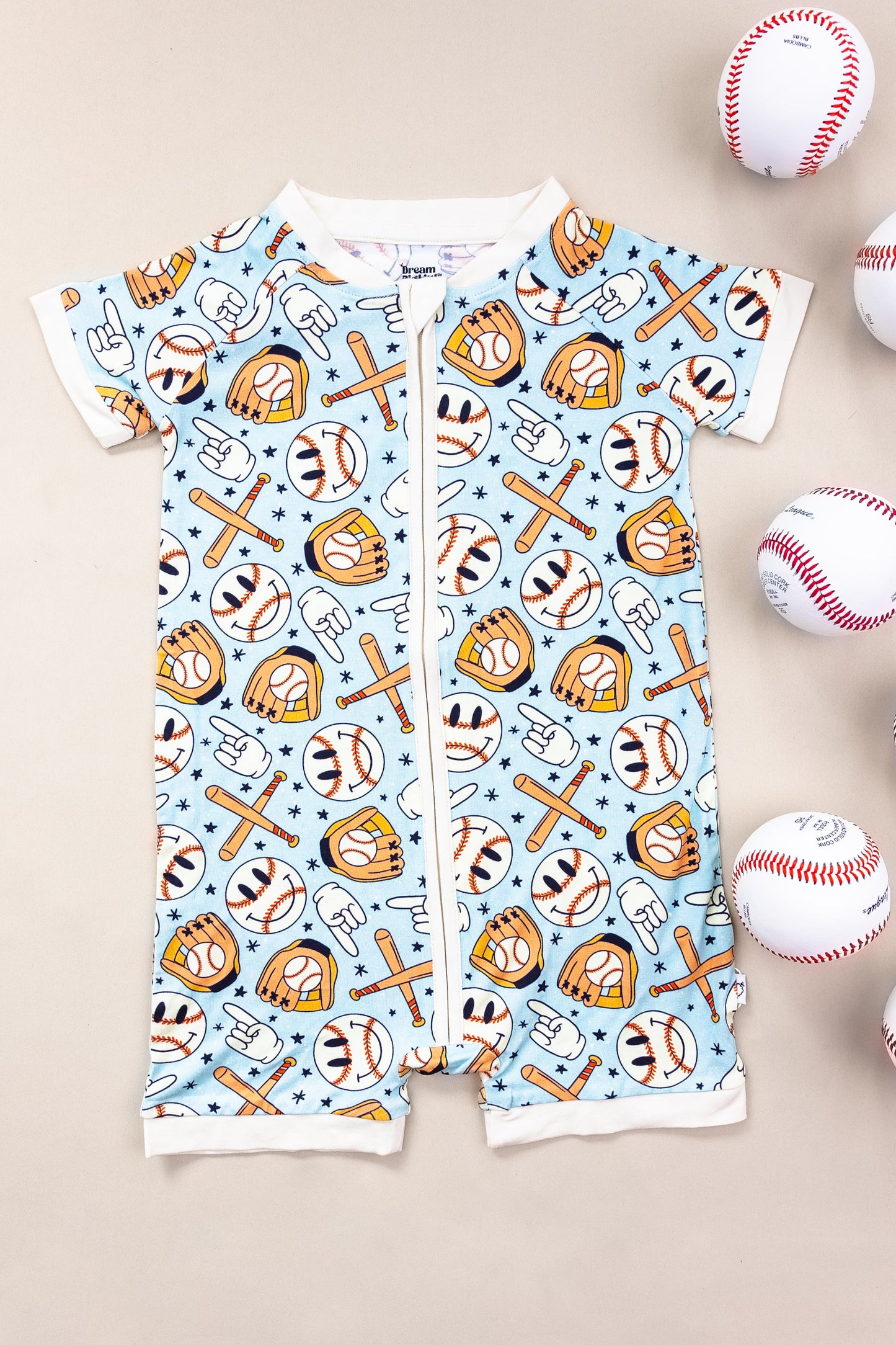 BASEBALL SMILEY DREAM SHORTIE