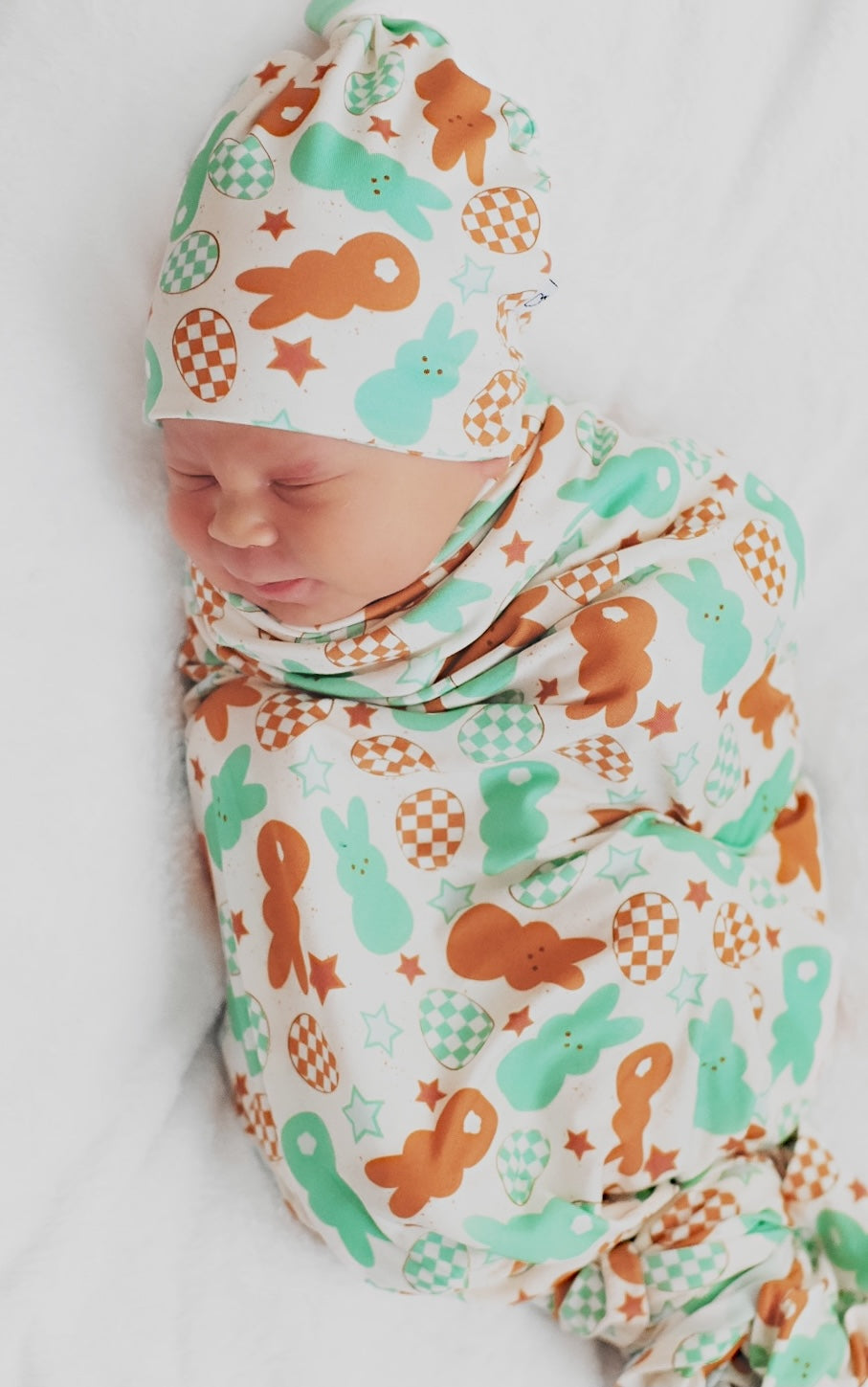 WHAT'S UP PEEPS DREAM SWADDLE & BEANIE