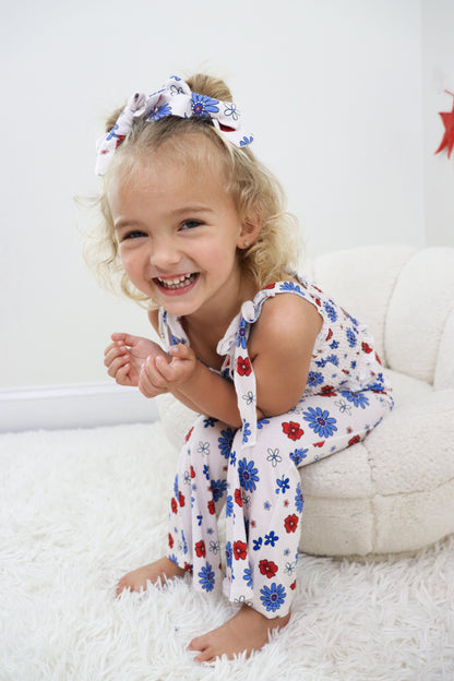 EXCLUSIVE FREEDOM BLOOMS DREAM SMOCKED FLARE SET