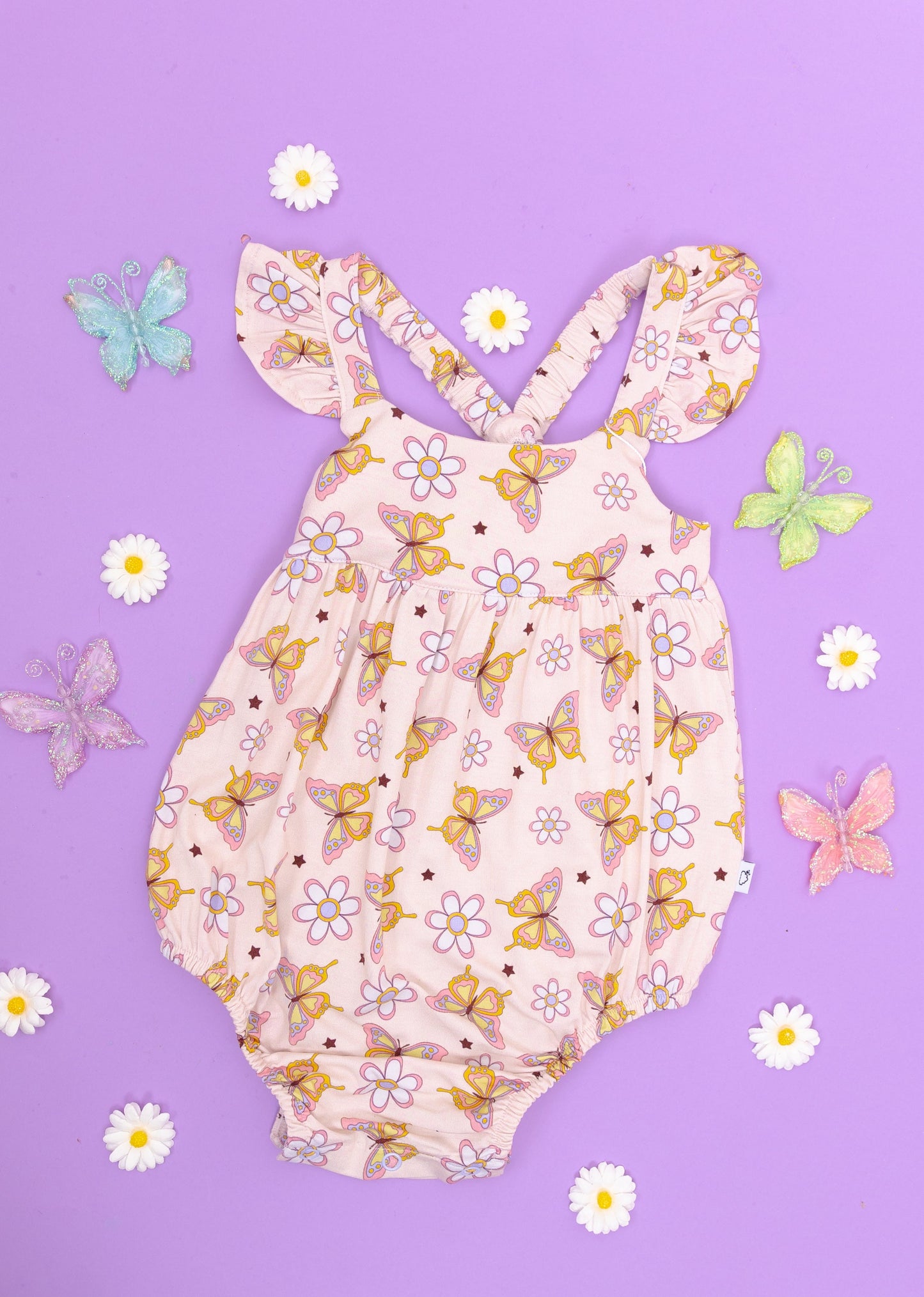 BLOSSOMIN' BUTTERFLY DREAM BUBBLE ROMPER