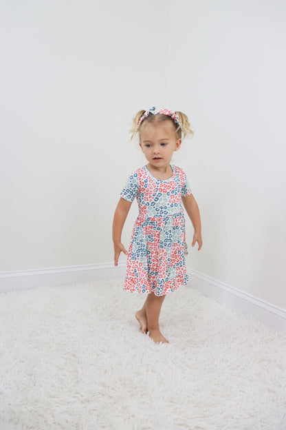 STAR SPANGLED & SASSY DREAM RUFFLE DRESS