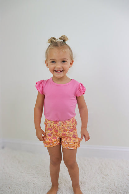 SHELLO SUMMER DREAM RUFFLE SHORTS