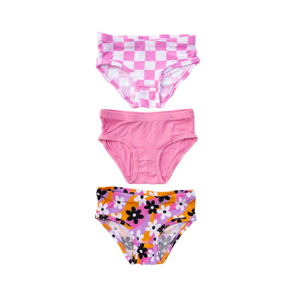 GROOVY CHECKERS DREAM GIRL'S BRIEF SET