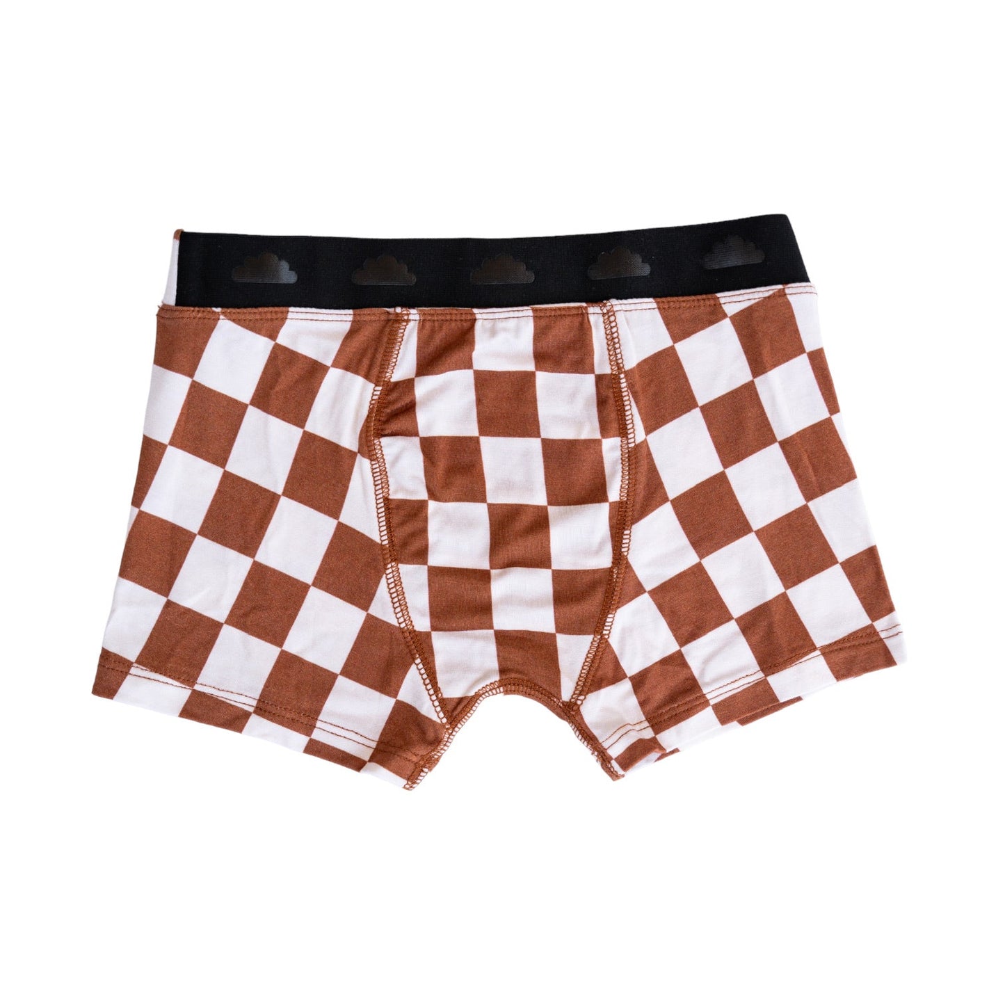 TAN CHECKERS DREAM BOY'S BOXER BRIEF SET