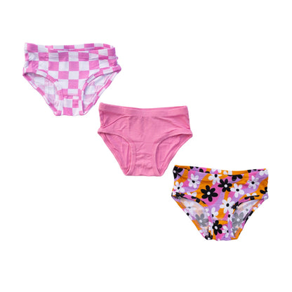 GROOVY CHECKERS DREAM GIRL'S BRIEF SET