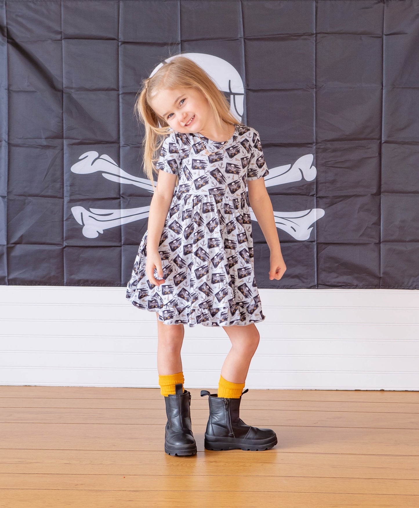 PIRATE CREW DREAM RUFFLE DRESS