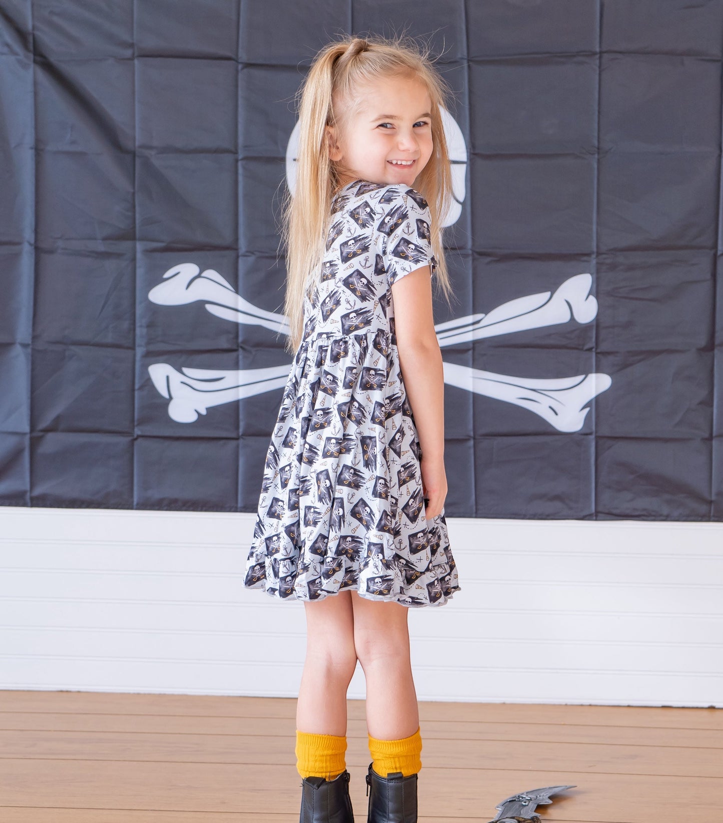 PIRATE CREW DREAM RUFFLE DRESS