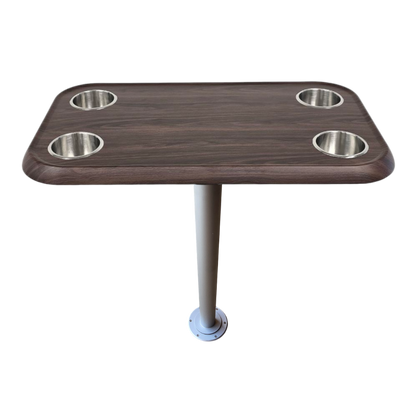 RV Side Tables | RV End Tables - Table Set - 6" Floor Plate System, Cocktail Design (6 colors)