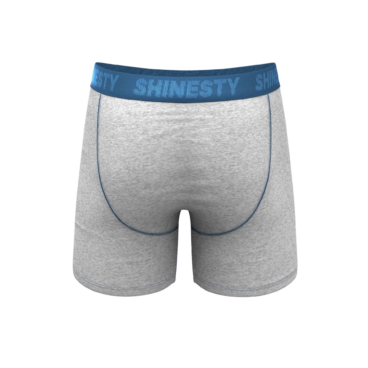 The Physical Education | Heather Grey and Blue Ball Hammock® Pouch Underwear With Fly