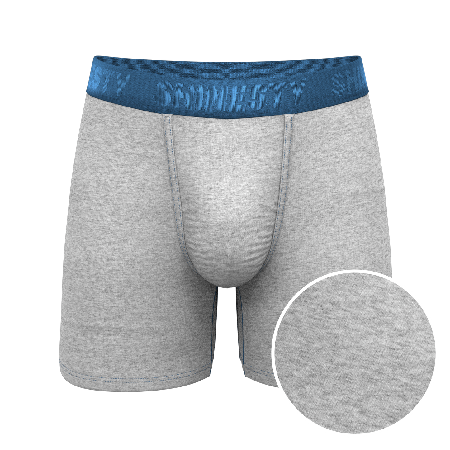 The Physical Education | Heather Grey and Blue Ball Hammock® Pouch Underwear