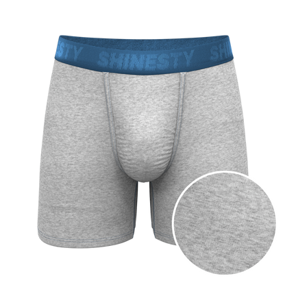 The Physical Education | Heather Grey and Blue Ball Hammock® Pouch Underwear