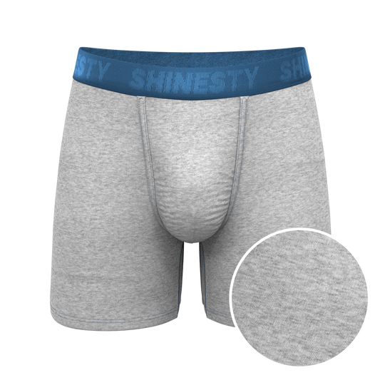 The Physical Education | Heather Grey and Blue Ball Hammock® Pouch Underwear