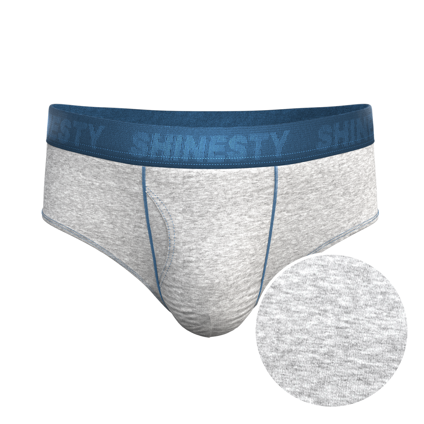 The Physical Education | Heather Grey and Blue Ball Hammock® Pouch Underwear Briefs