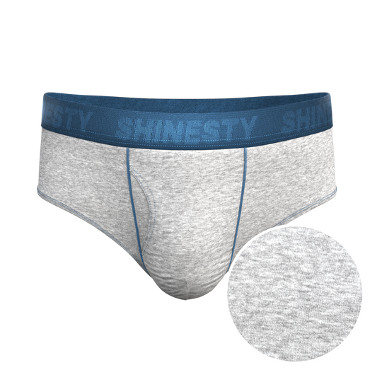 The Physical Education | Heather Grey and Blue Ball Hammock® Pouch Underwear Briefs