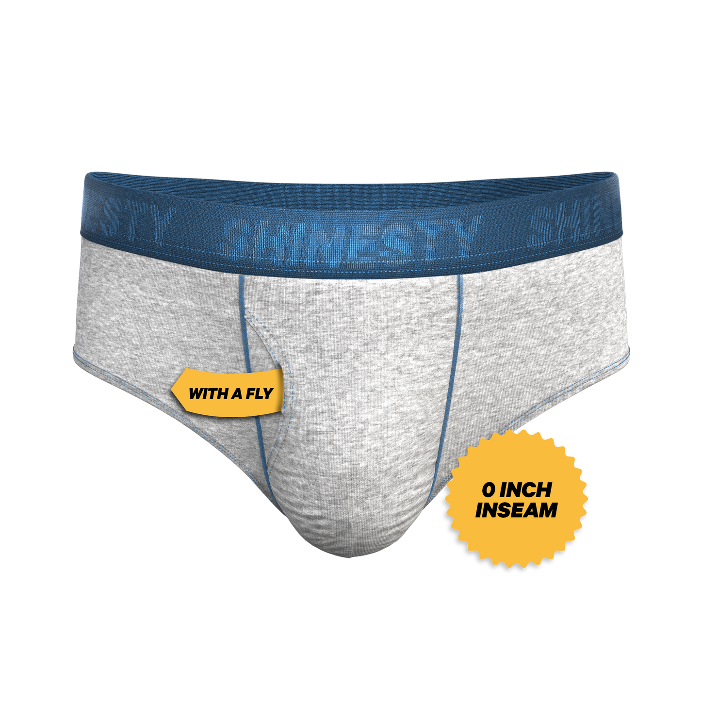 The Physical Education | Heather Grey and Blue Ball Hammock® Pouch Underwear Briefs