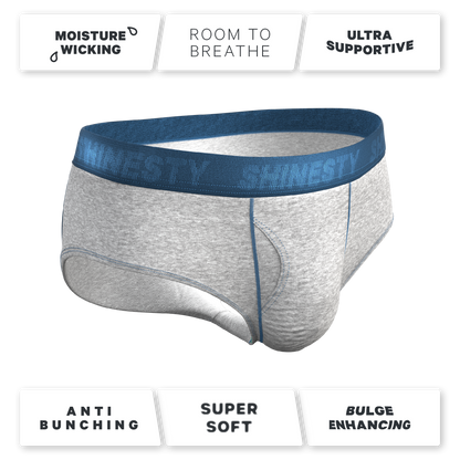 The Physical Education | Heather Grey and Blue Ball Hammock® Pouch Underwear Briefs