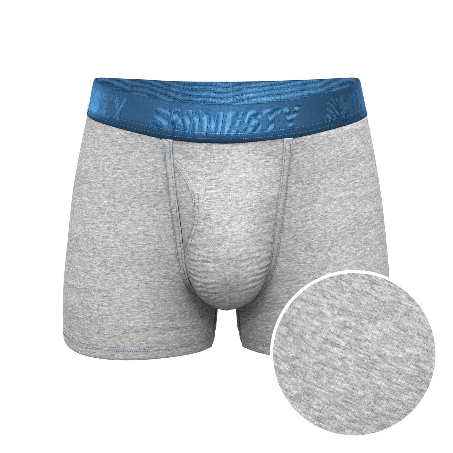 The Physical Education | Heather Grey and Blue Ball Hammock® Pouch Trunks Underwear