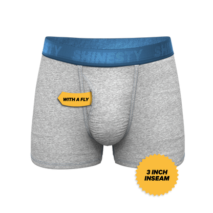 The Physical Education | Heather Grey and Blue Ball Hammock® Pouch Trunks Underwear