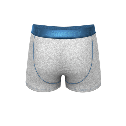 The Physical Education | Heather Grey and Blue Ball Hammock® Pouch Trunks Underwear