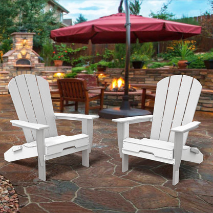 Heritage Folding Adirondack Chair by ResinTEAK