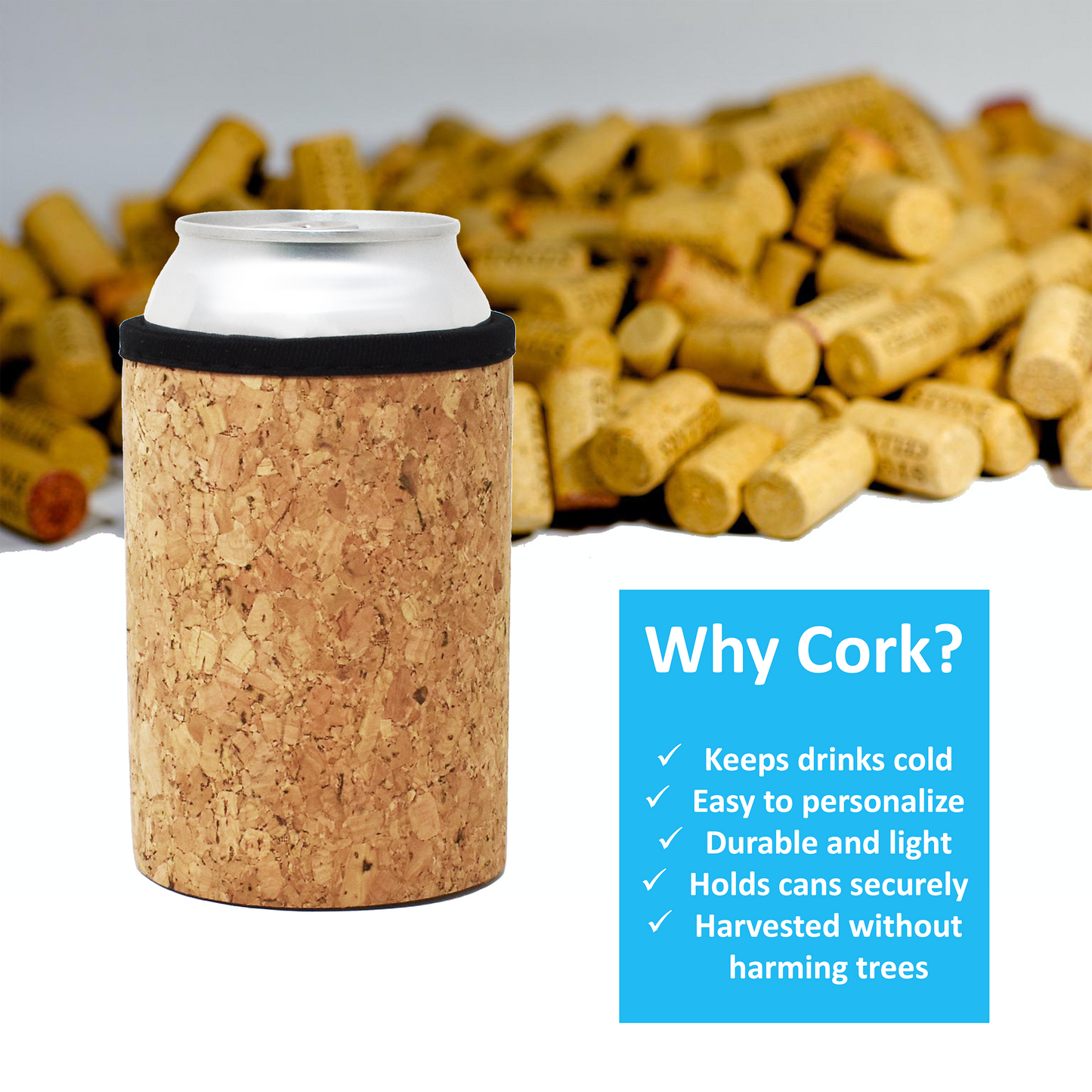 Cork Can Coolers