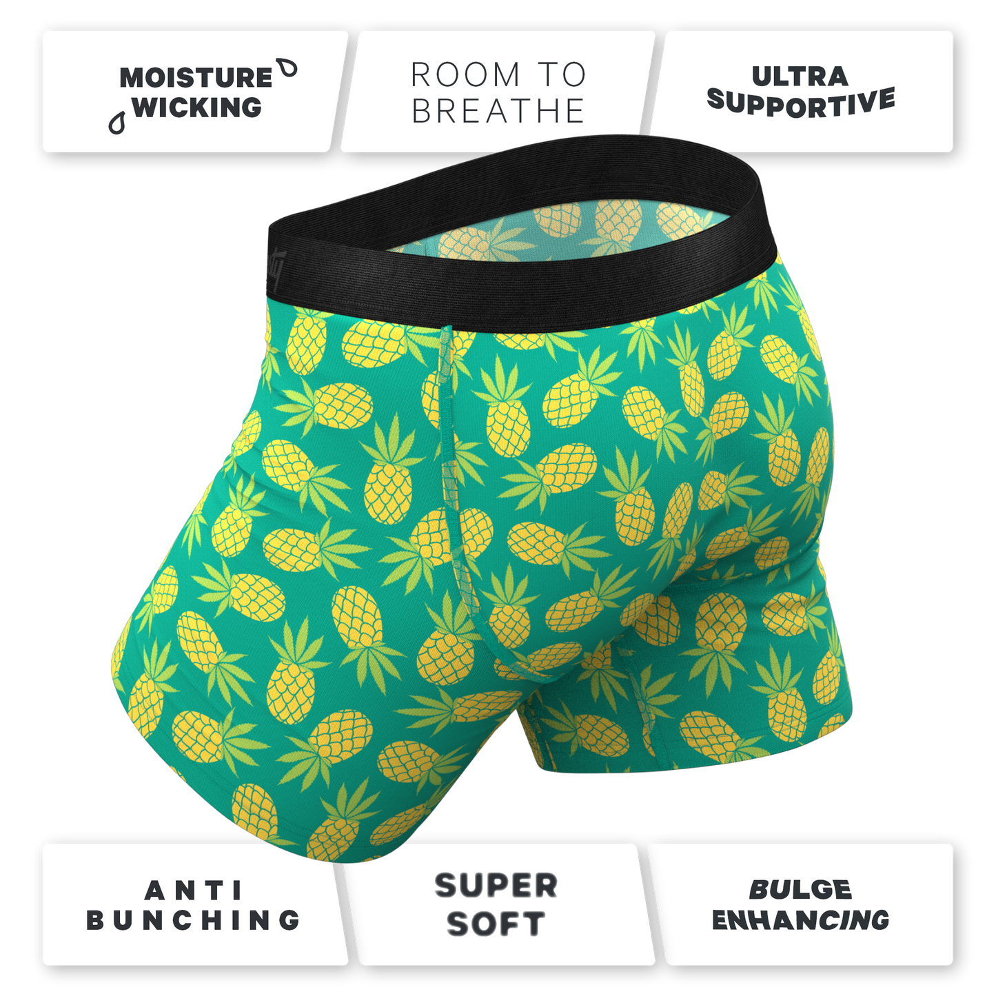 The Pineapple Express | Pineapple Ball Hammock® Pouch Underwear