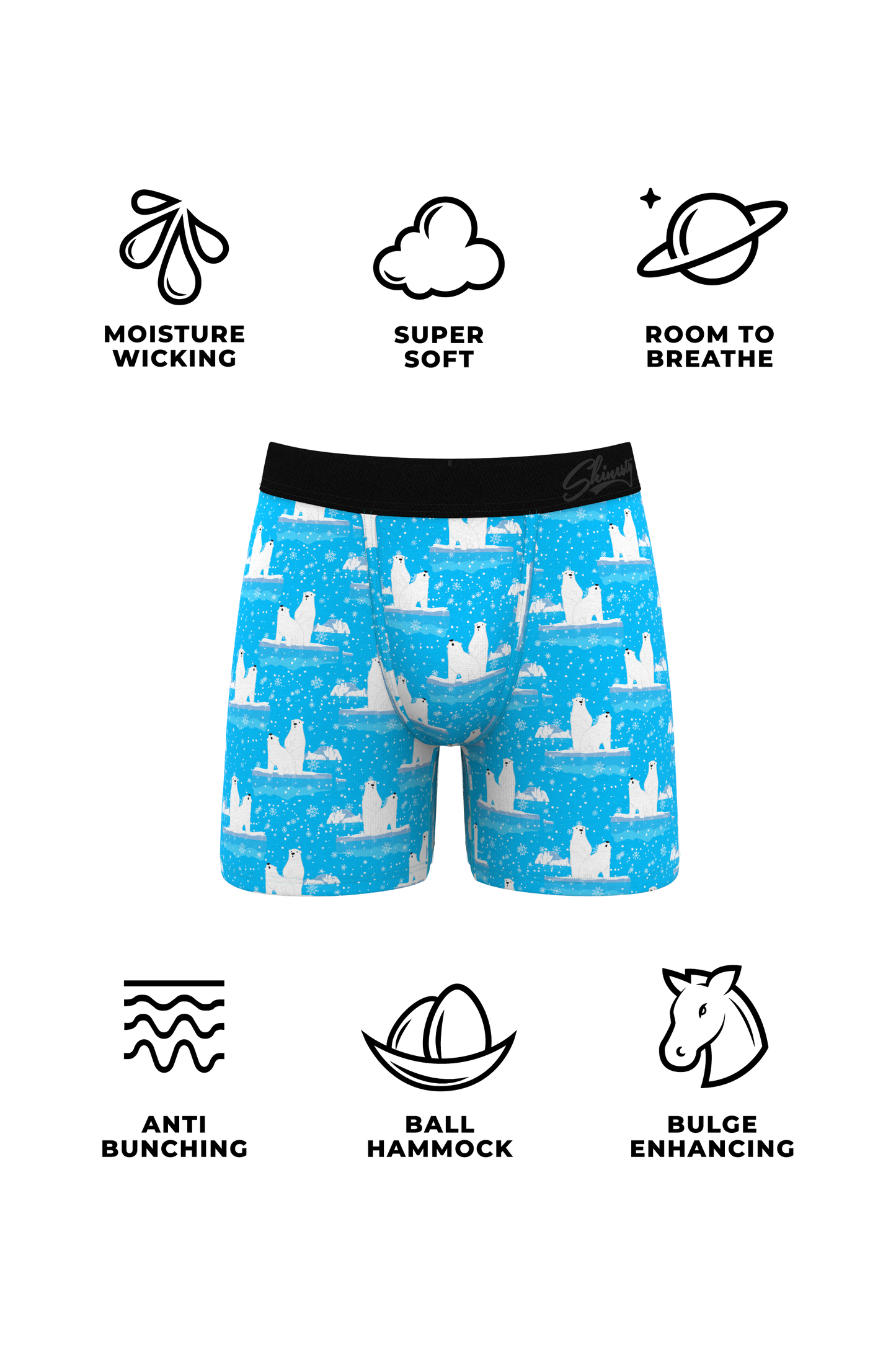 The Polar Plunge | Polar Bear Ball Hammock® Boxer and Cheeky Underwear Pack