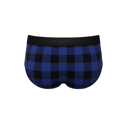 The Precious Plums | Blue Plaid Ball Hammock® Pouch Underwear Briefs