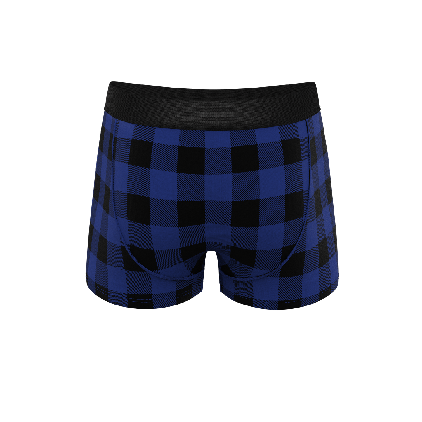 The Precious Plums | Blue Plaid Ball Hammock® Pouch Trunks Underwear